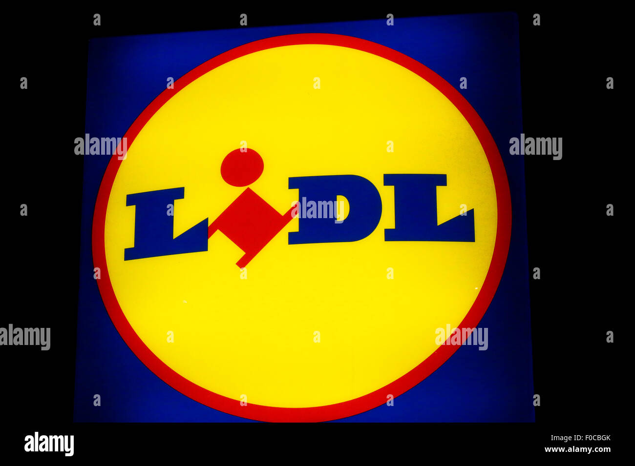 Markennamen: 'Lidl', Berlin. Stock Photo
