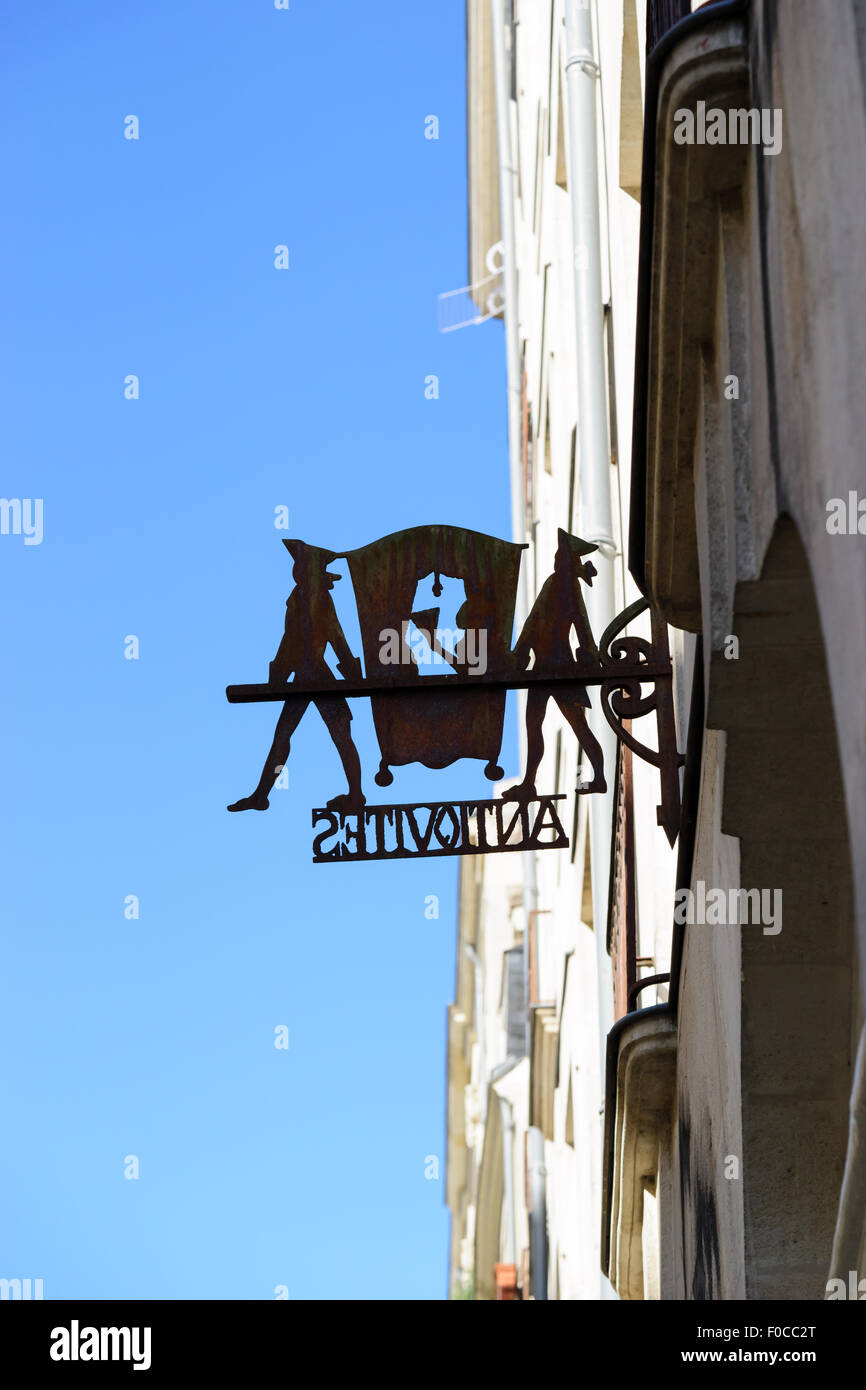 shop and street signs Stock Photo Alamy