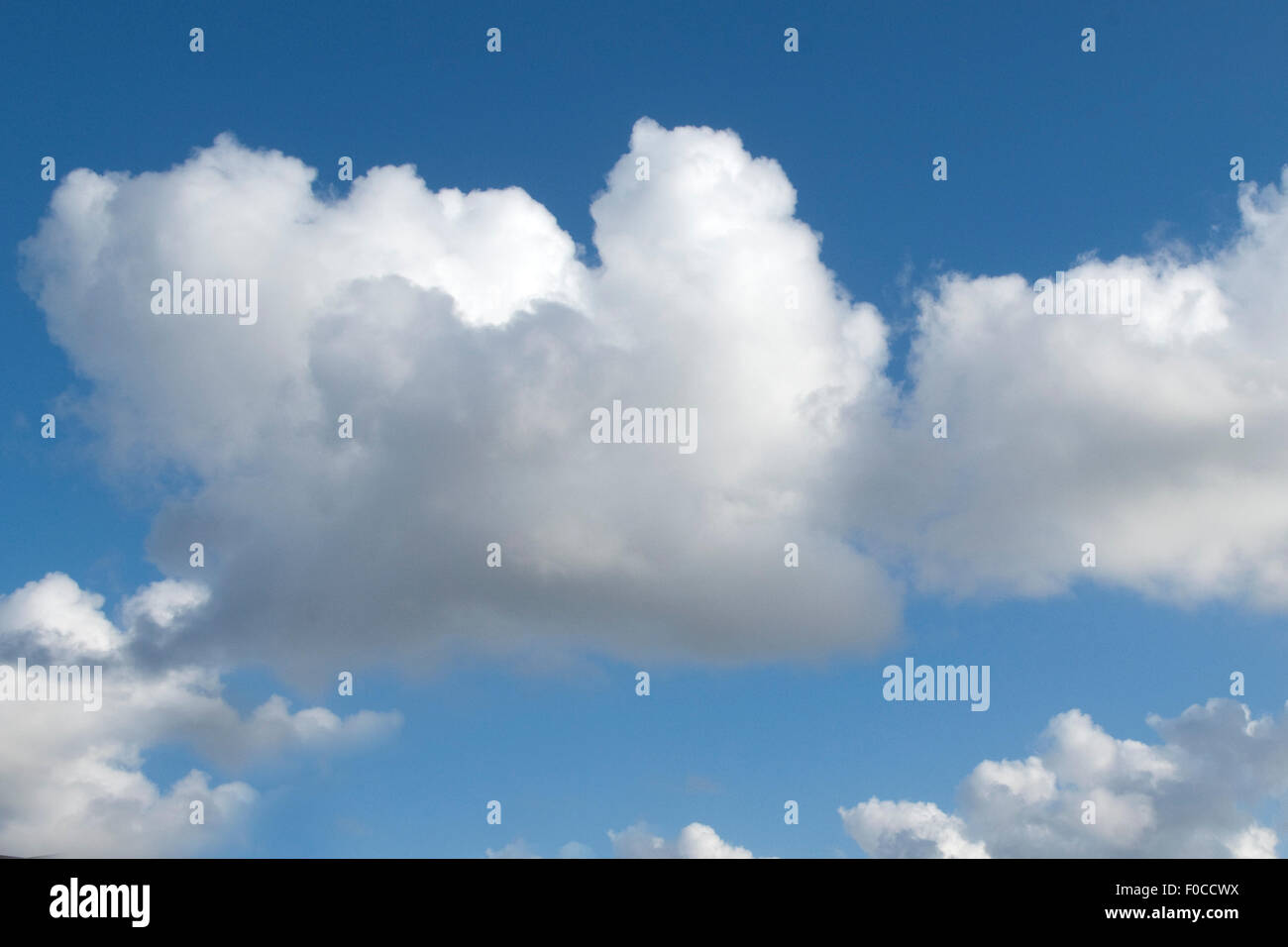 wolken, Blau Konvektionswolken Stock Photo