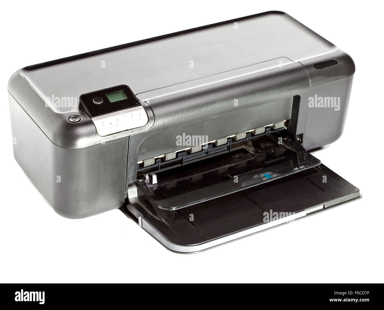 The inkjet printer with paper Stock Photo Alamy