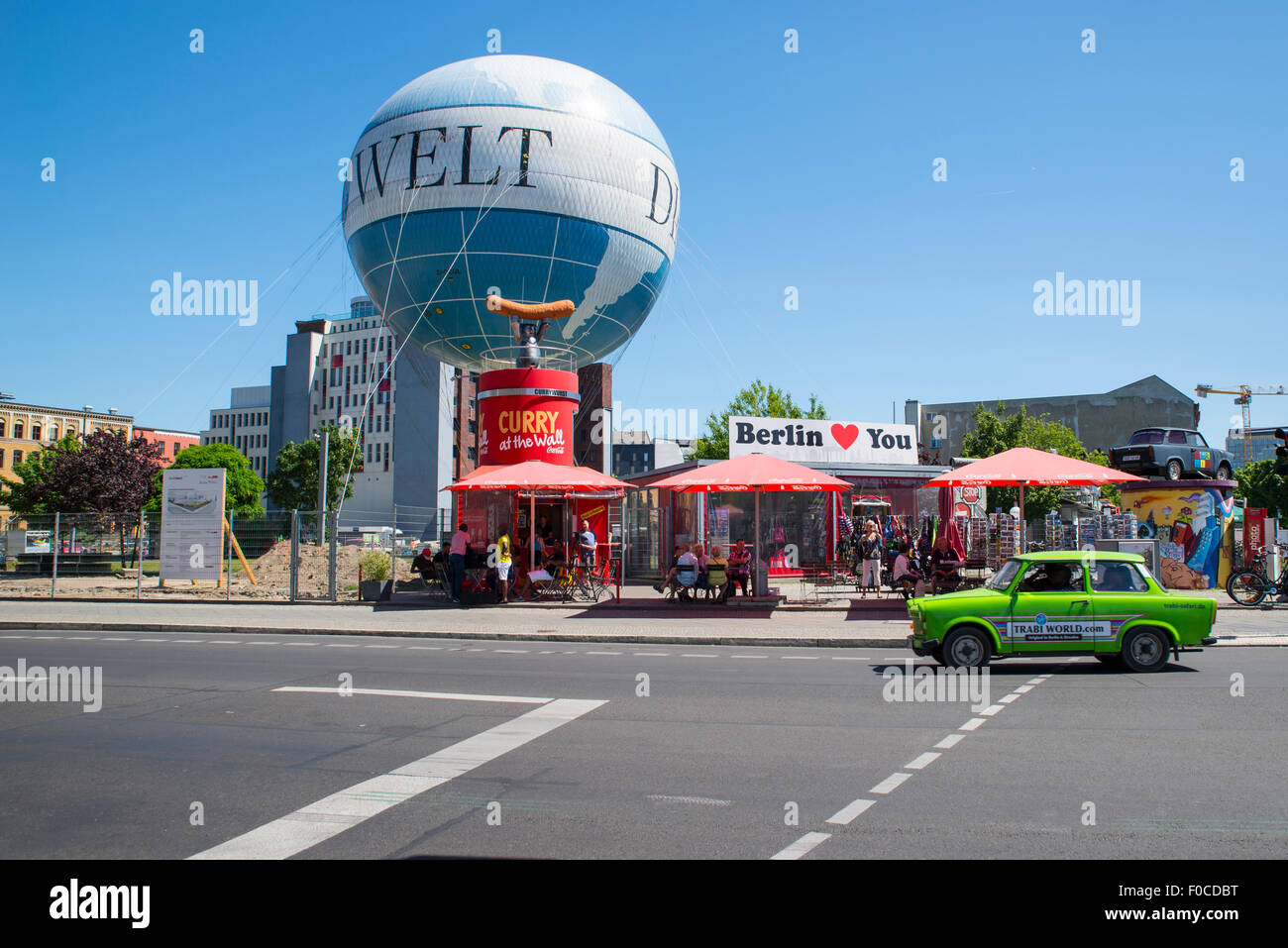 Die Wert balloon, Berlin Stock Photo