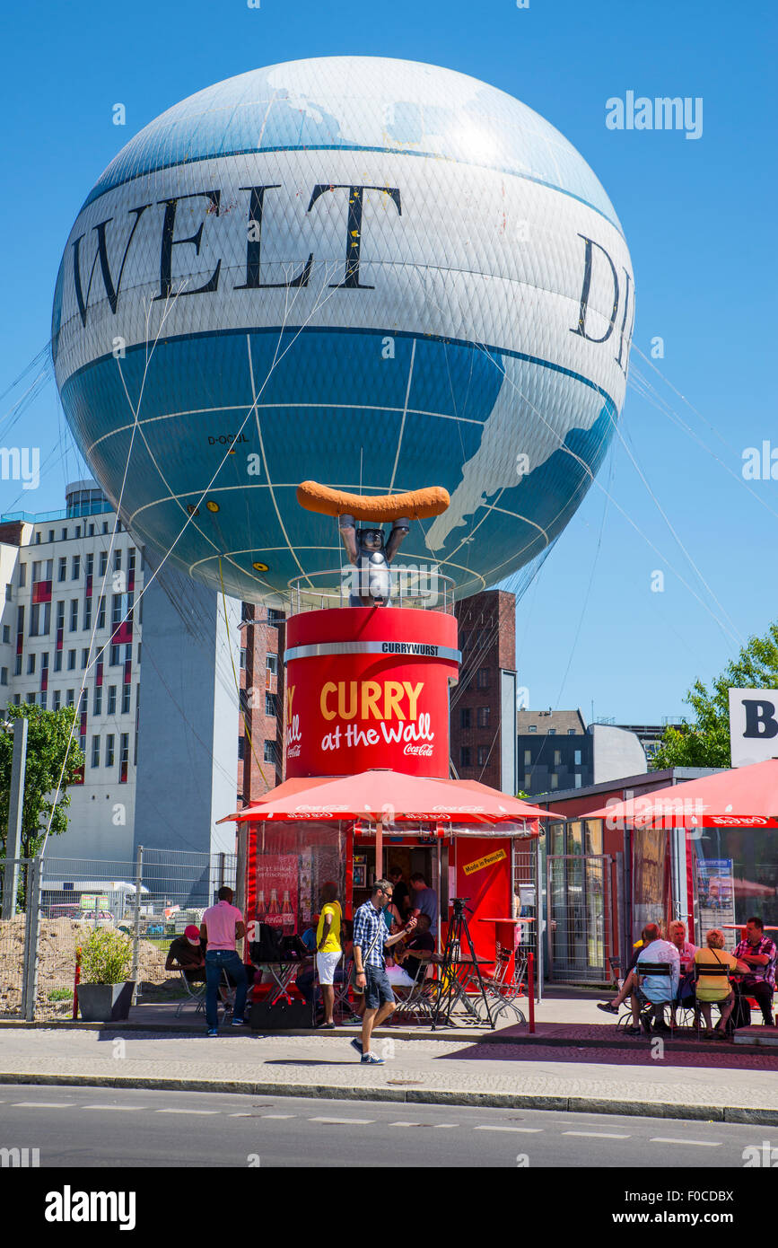 Die Wert balloon, Berlin Stock Photo