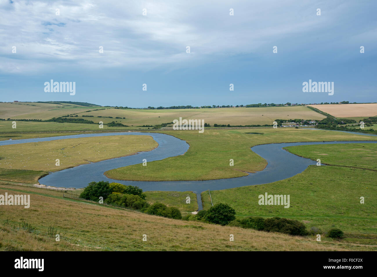 River Cuckmere, Sussex, England Stock Photo