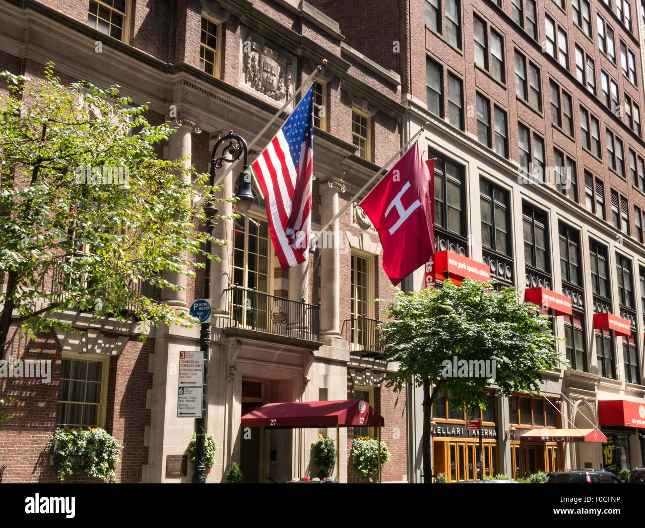 The Harvard Club of New York City  20155 Stock Photo