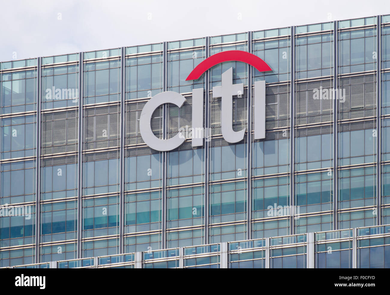 Citigroup Headquarters HQ, Citigroup Centre, 25 Canada Square, Canary Wharf, London Stock Photo