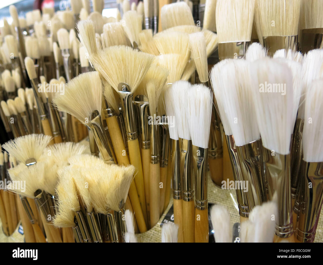 Selection new paint brushes hi-res stock photography and images - Alamy
