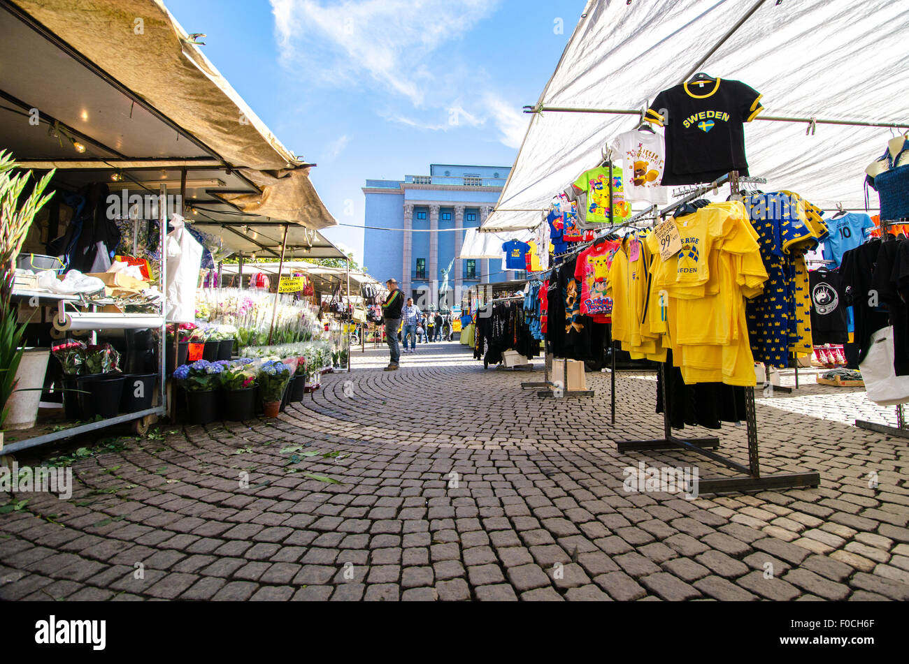 Stockholm street market hi-res stock photography and images - Alamy