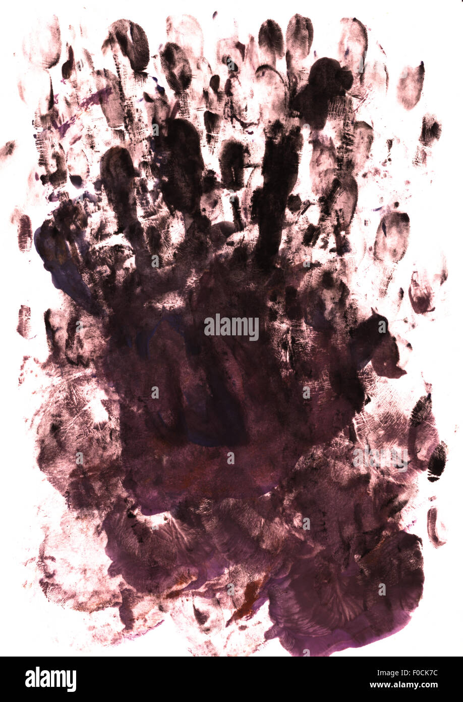palm and finger prints as background Stock Photo - Alamy