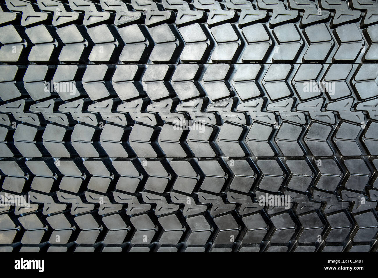 Textured tire tread Stock Photo