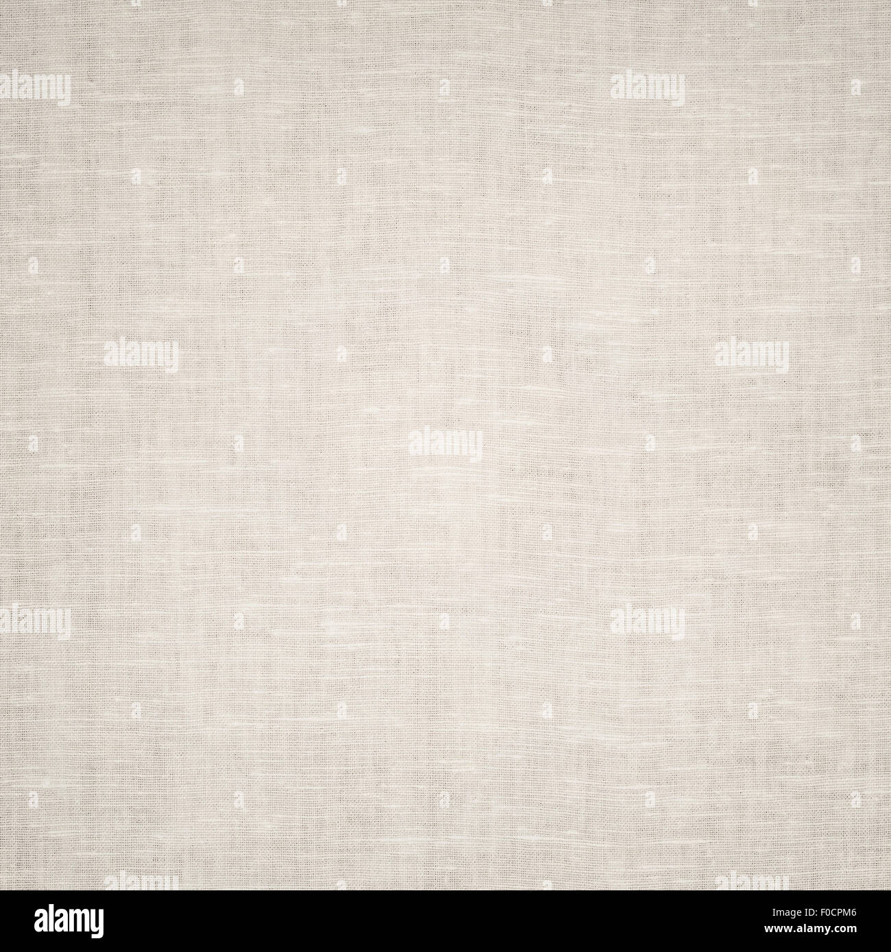 Clean gray burlap texture. Woven square fabric Stock Photo