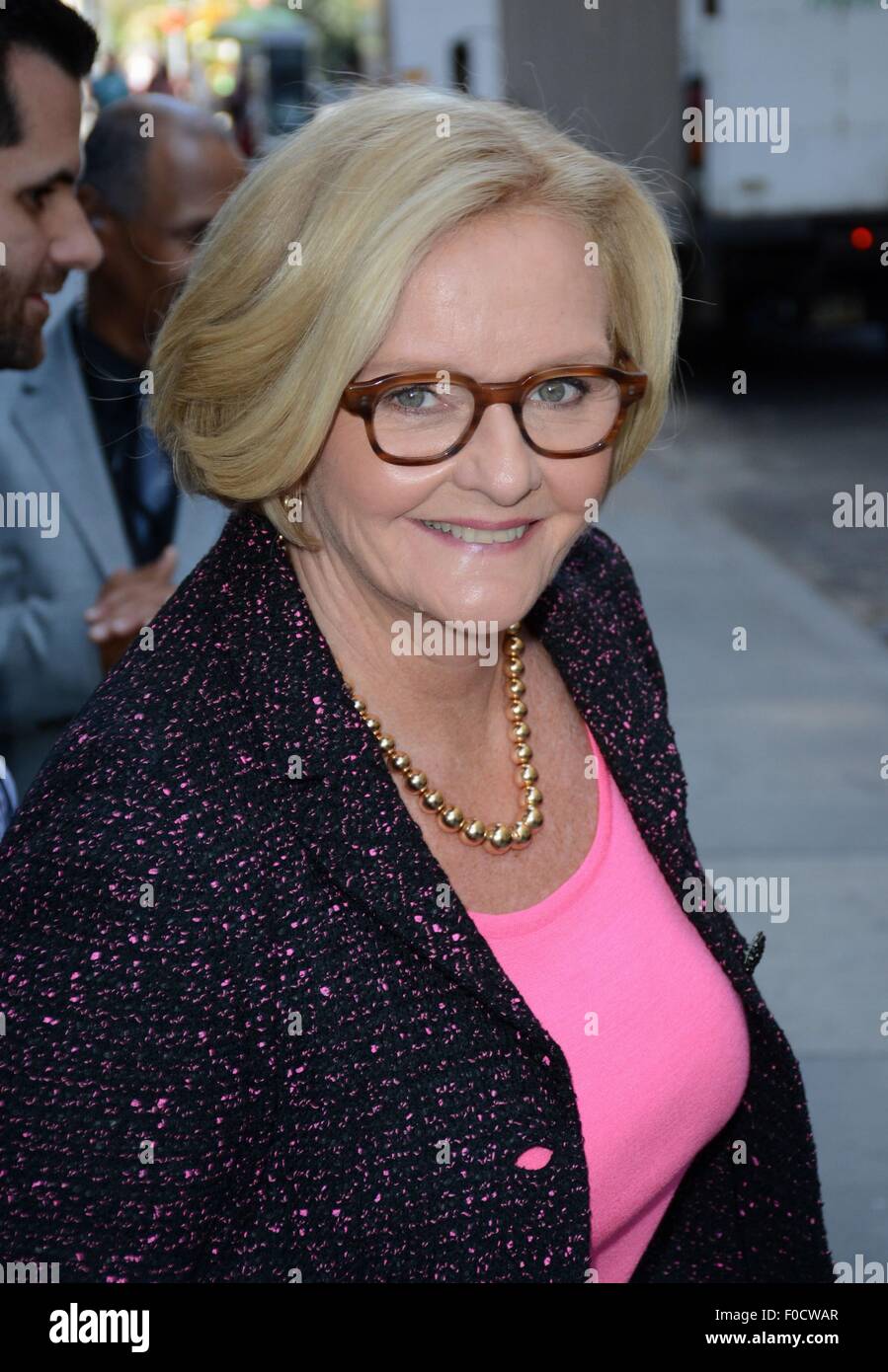 New York, NY, USA. 12th Aug, 2015. Senator Claire McCaskill out and about for Celebrity Candids - WED, New York, NY August 12, 2015. Credit:  Derek Storm/Everett Collection/Alamy Live News Stock Photo