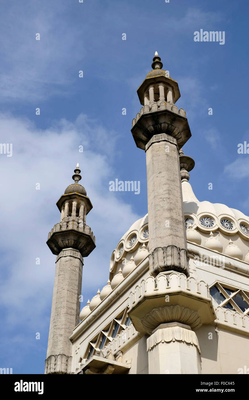 A close-up view of Brighton pavilion Stock Photo