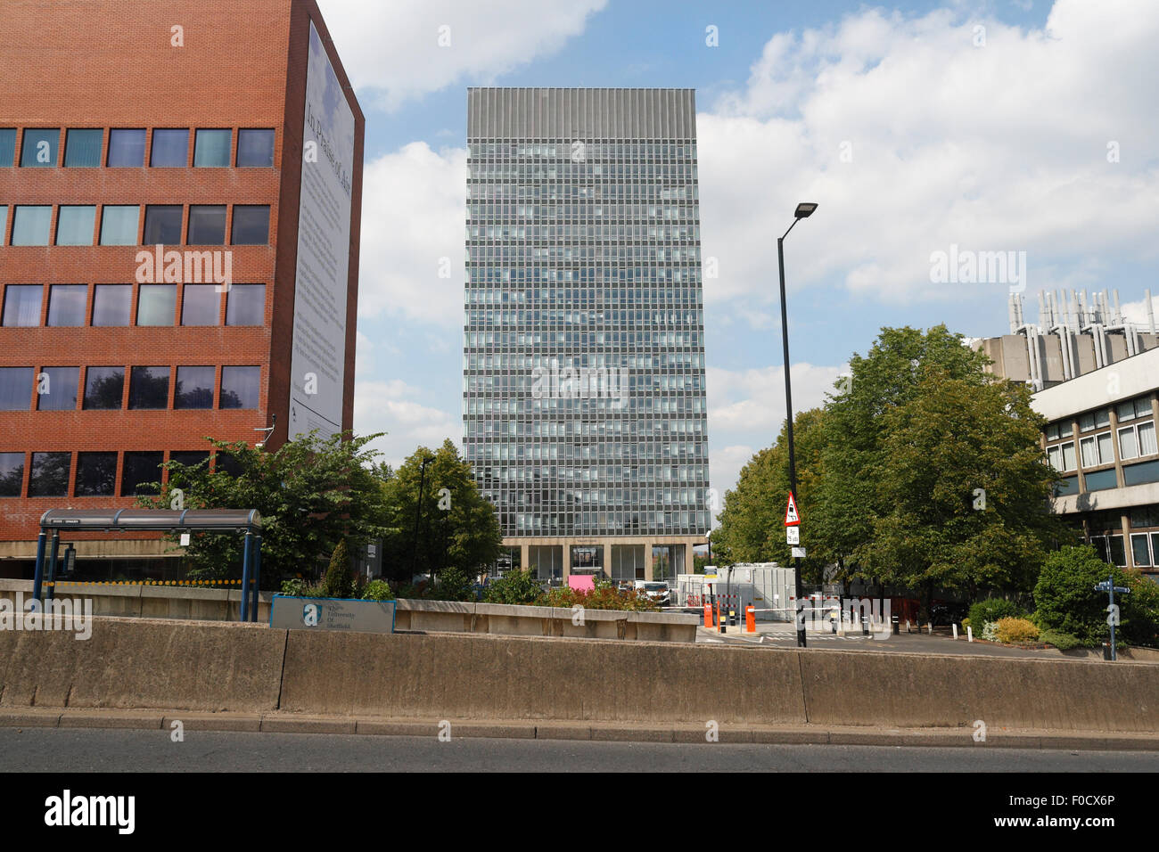 Sheffield University Arts Tower England UK. High rise building Stock Photo