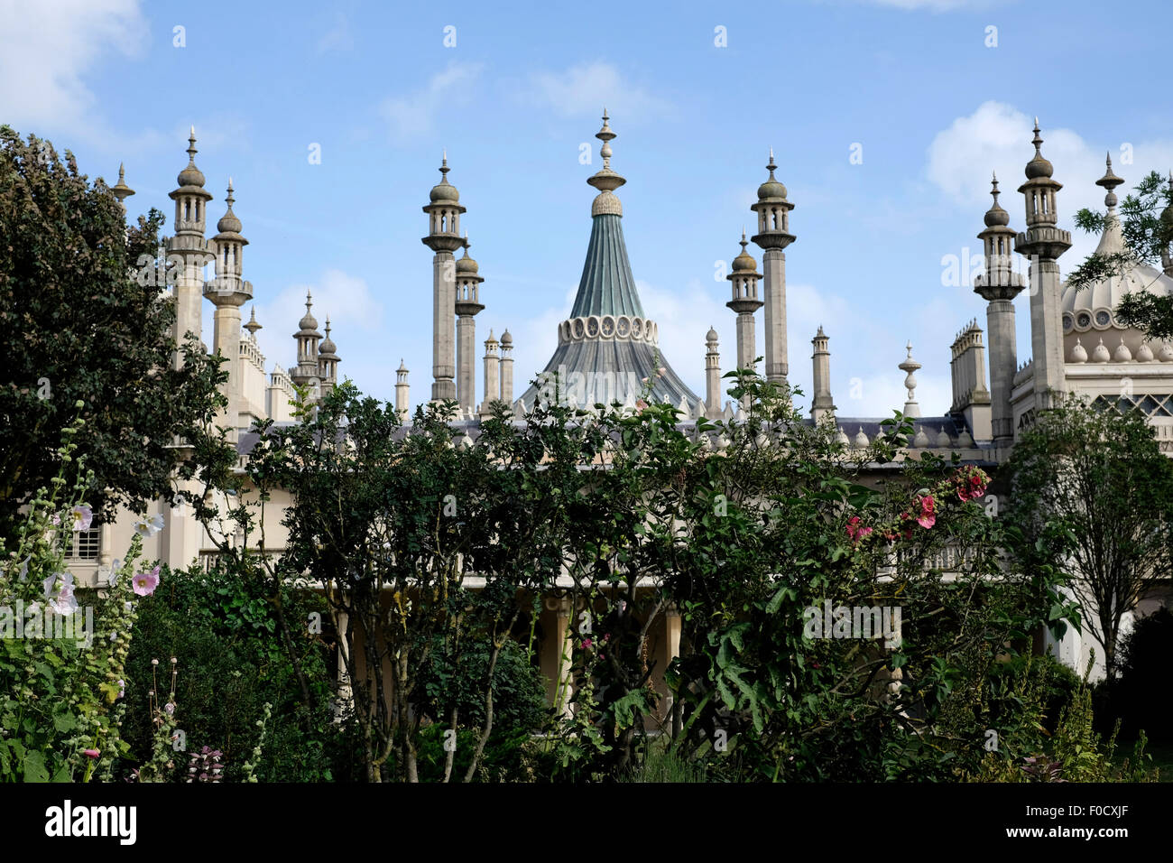 A general view of Brighton Pavilion Stock Photo