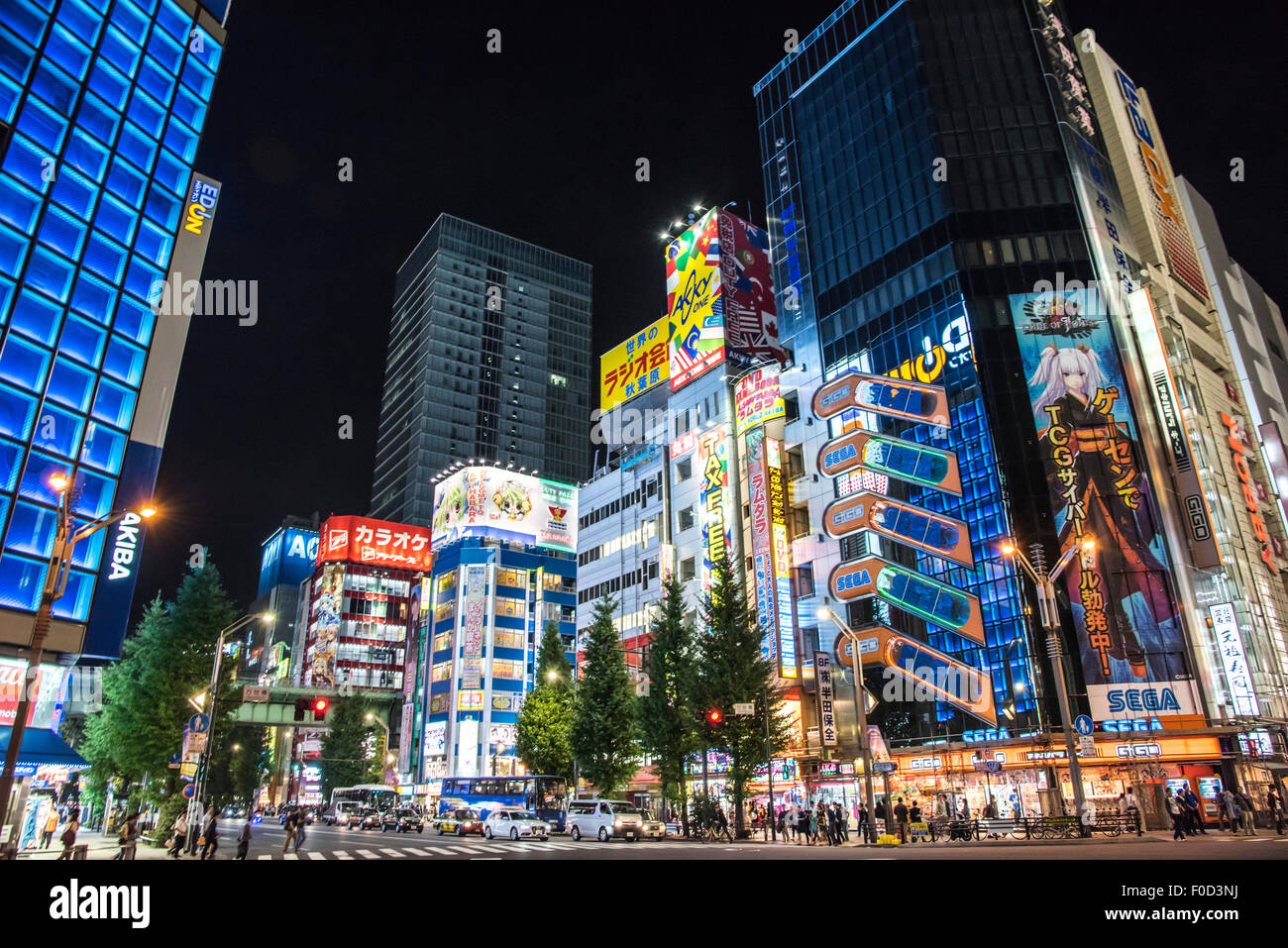 Street scene of Akihabara Akihabara Tokyo Japan Stock Photo Alamy