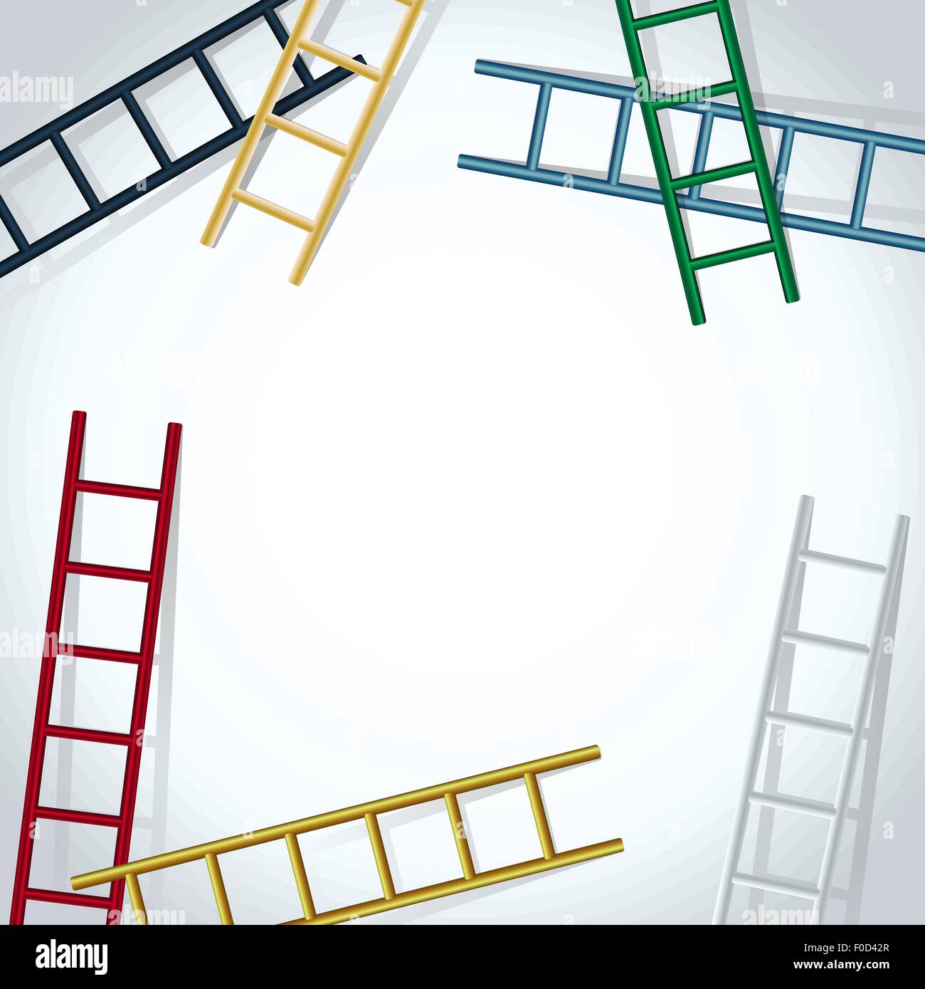 background with ladders Stock Vector