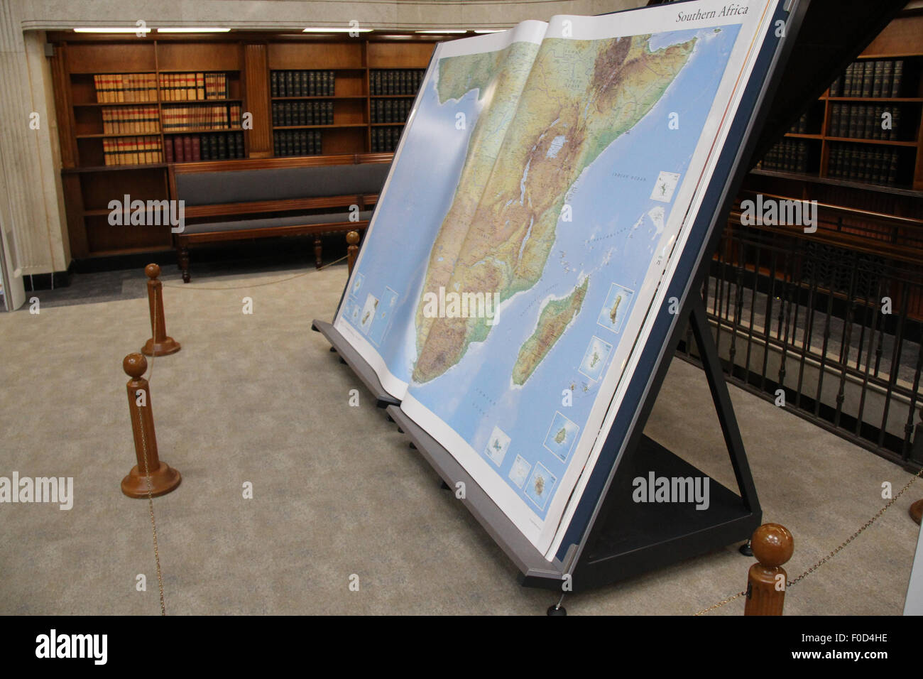 The Worlds Largest Atlas On Display At The State Library Of Nsw In