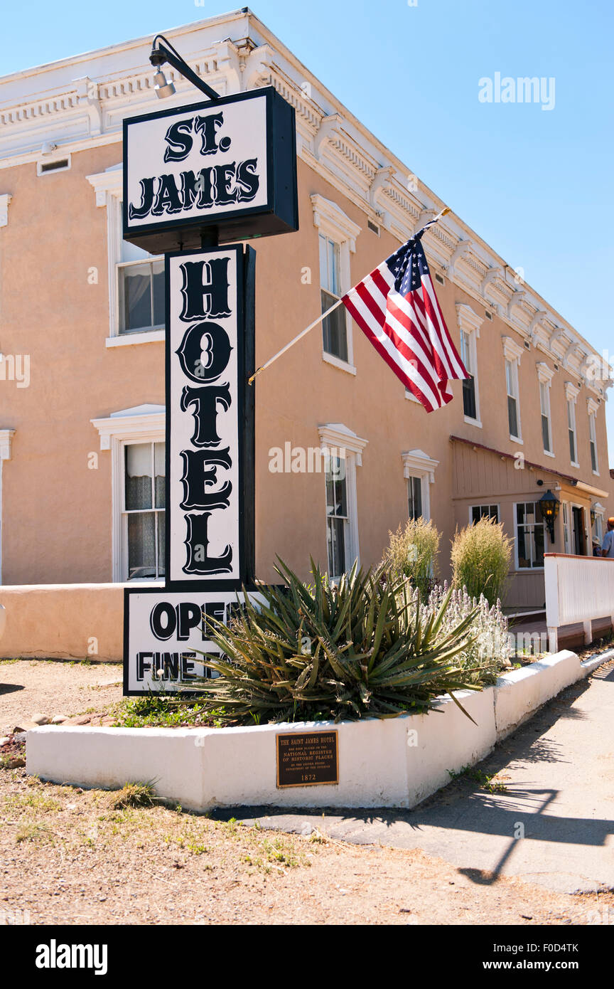 Saint James Hotel, Cimarron, NM, New Mexico, NM, USA, United States Stock Photo