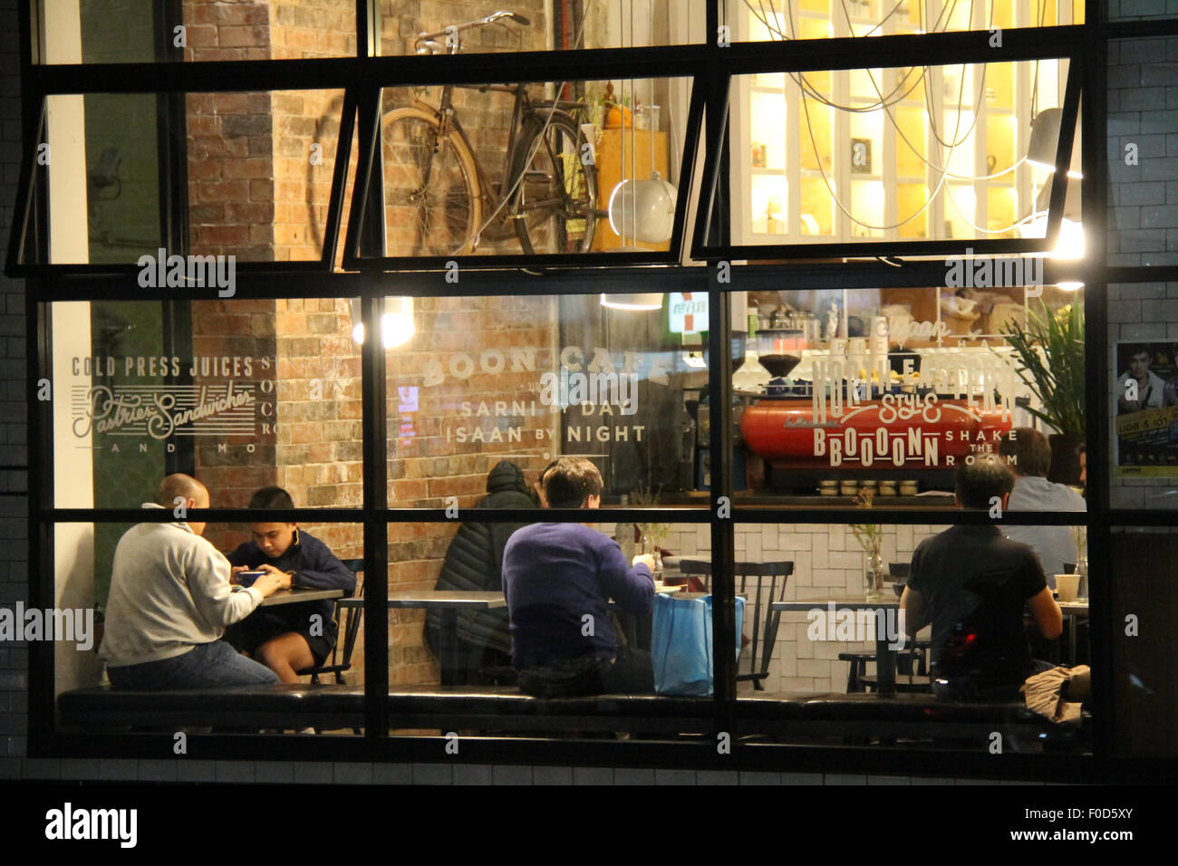 Boon Café at 425 Pitt Street in Sydney, Australia. Stock Photo
