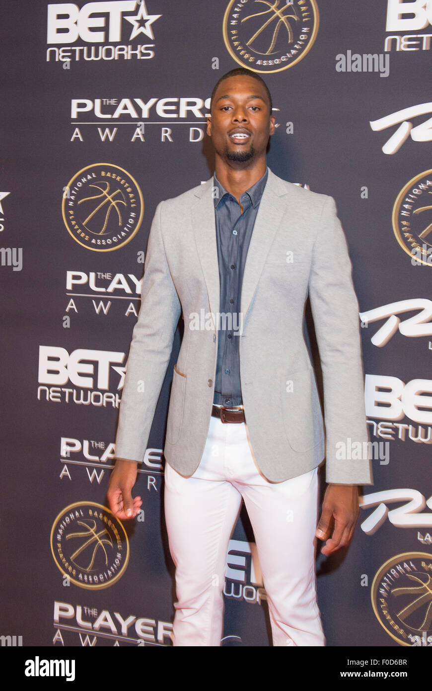 NBA player Harrison Barnes of the Golden State Warriors attends The