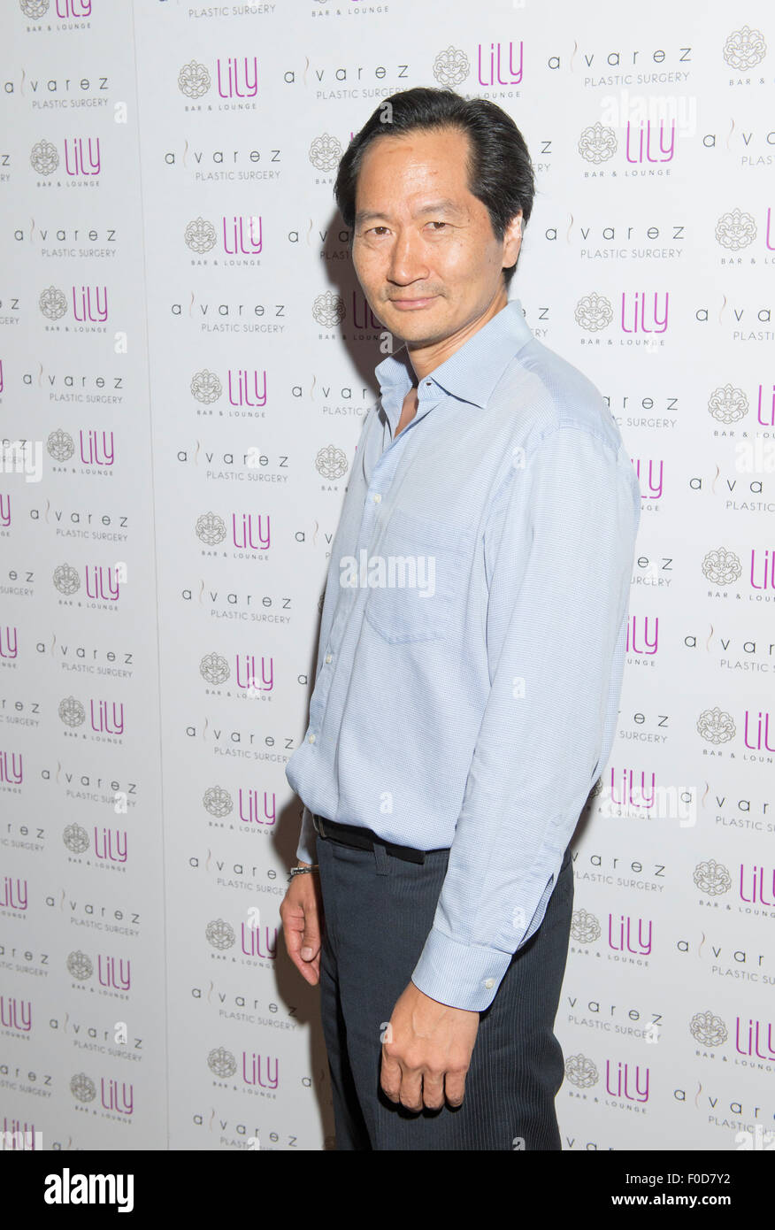Actor Charles Rahi Chun attends a party for Alvarez Plastic Surgery at Lily Bar & Lounge at the Bellagio hotel in Las Vegas Stock Photo