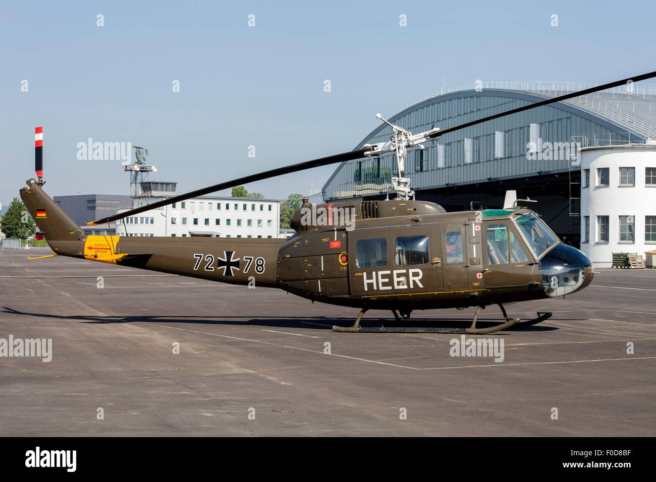 UH-1D Huey of the German Army in the old camoflauge from the