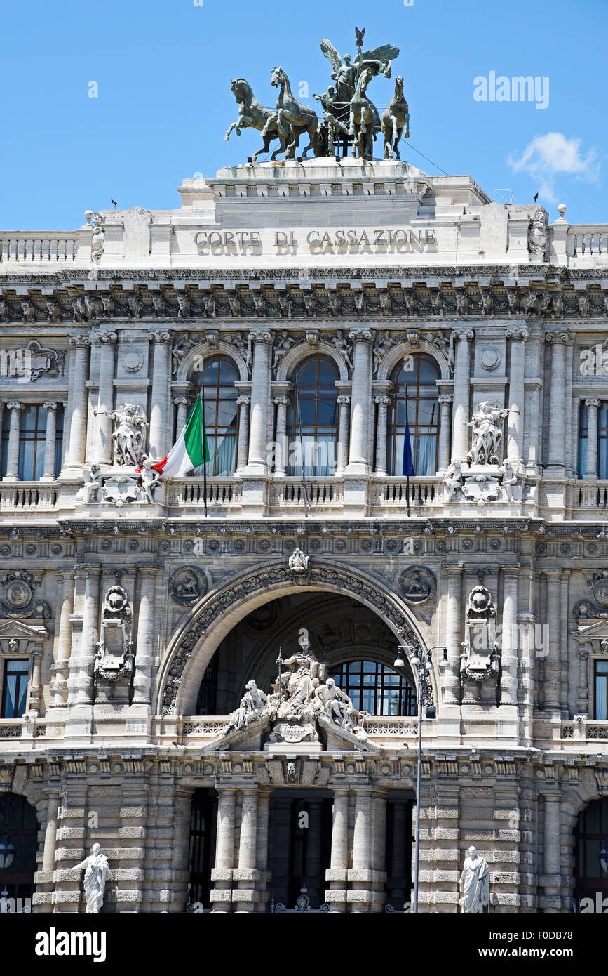 Corte di Cassazione, Palace of Justice, Rome, Lazio, Italy Stock Photo