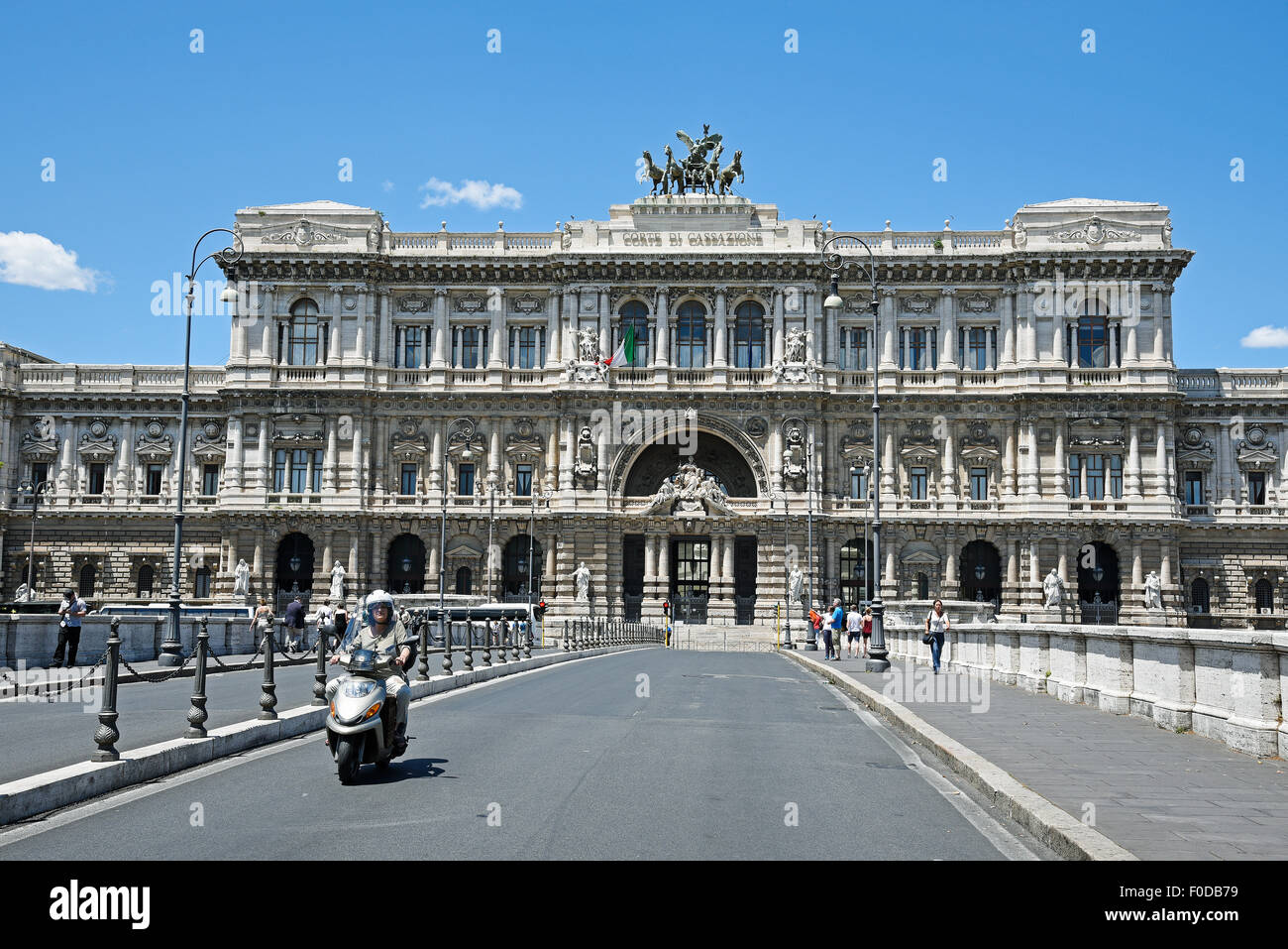 Corte di Cassazione, Palace of Justice, Ponte Umberto, Rome, Lazio, Italy Stock Photo