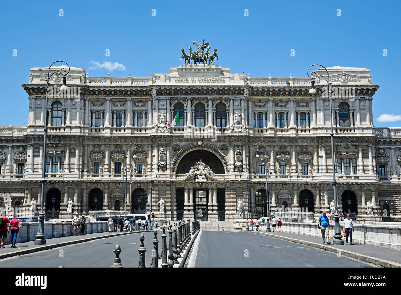 Corte di Cassazione, Palace of Justice, Ponte Umberto, Rome, Lazio, Italy Stock Photo