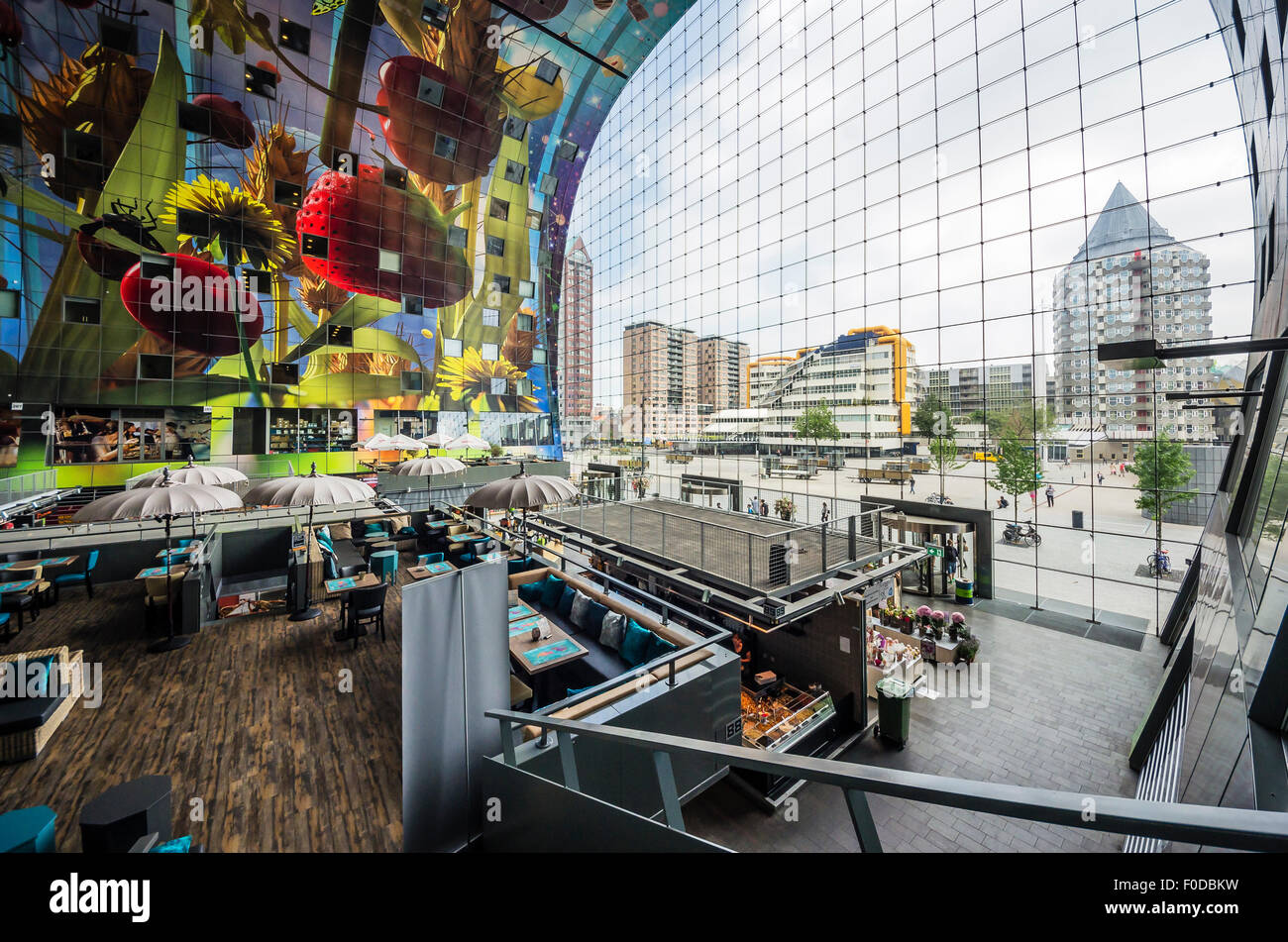 Rotterdam market hall hi-res stock photography and images - Alamy