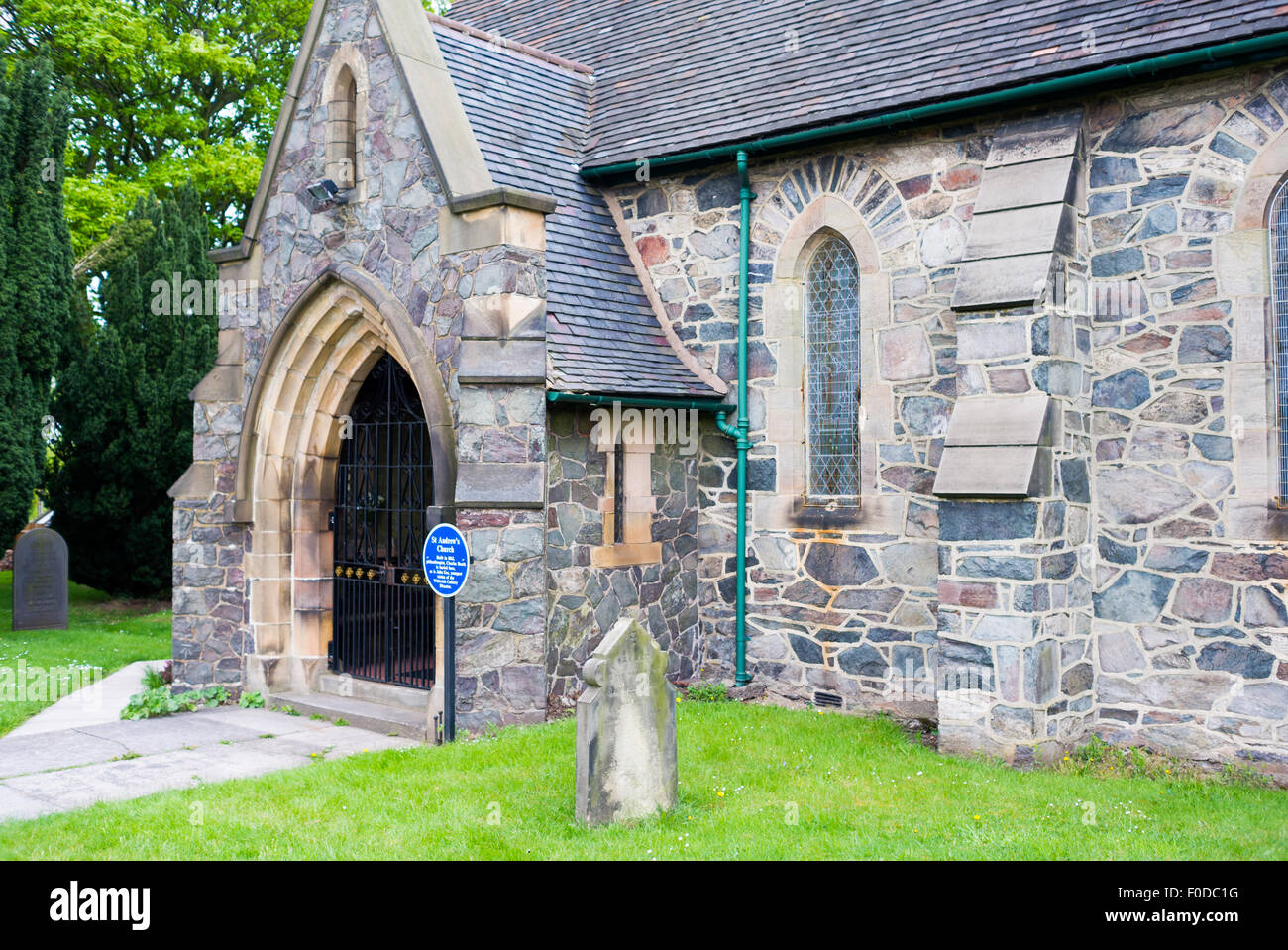 St.Andrew's Church, Thringstone, Leicestershire, England Stock Photo