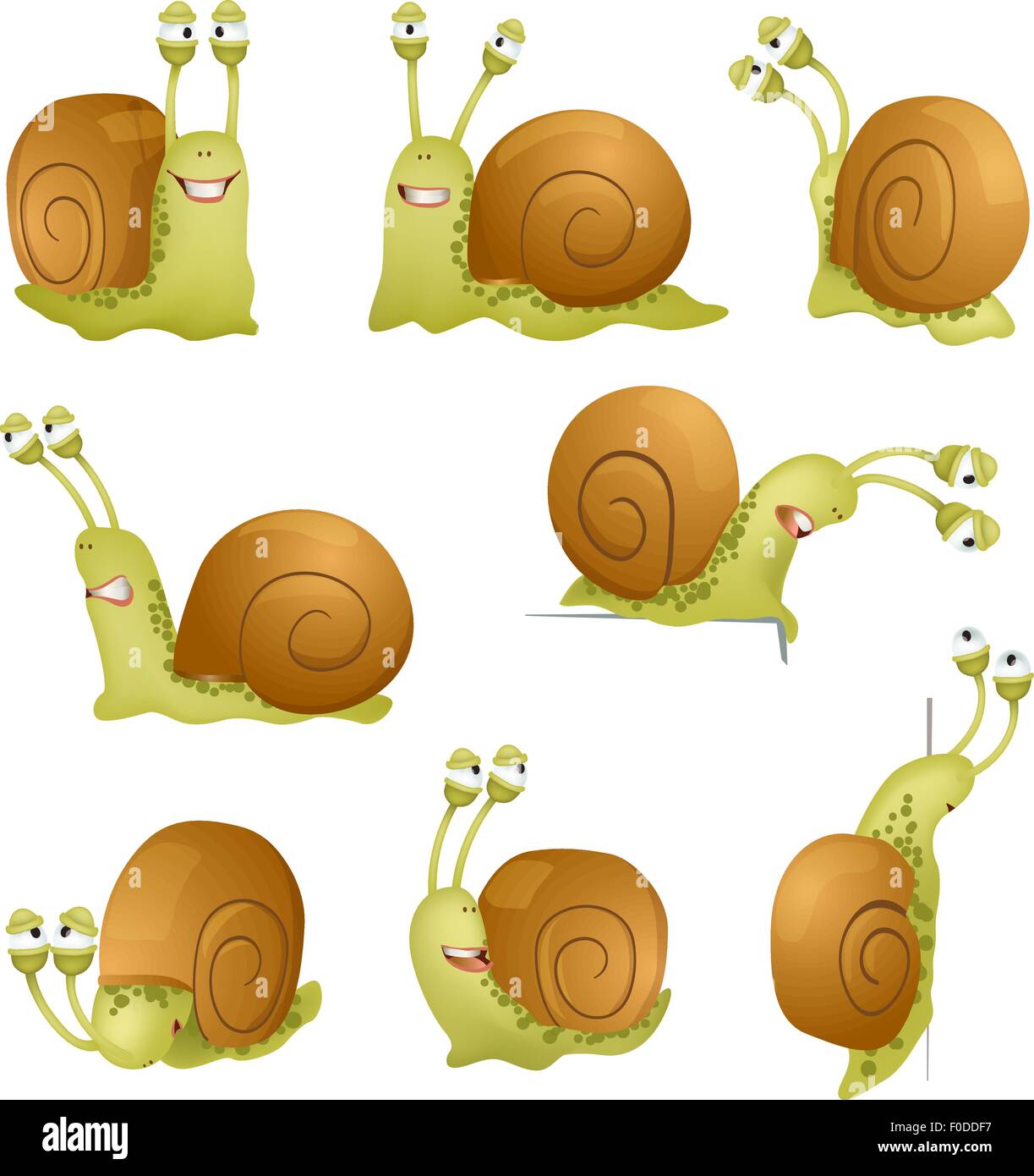 set of cute cartoon snails. vector illustration Stock Vector Image & Art - Alamy set of cute cartoon snails. vector illustration Stock Vector Image & Art - Alamy