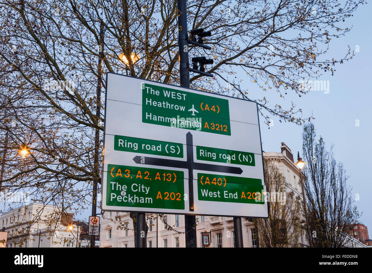 Sign Post Britain England, London, Westminster, Signpost Stock Photo - Alamy
