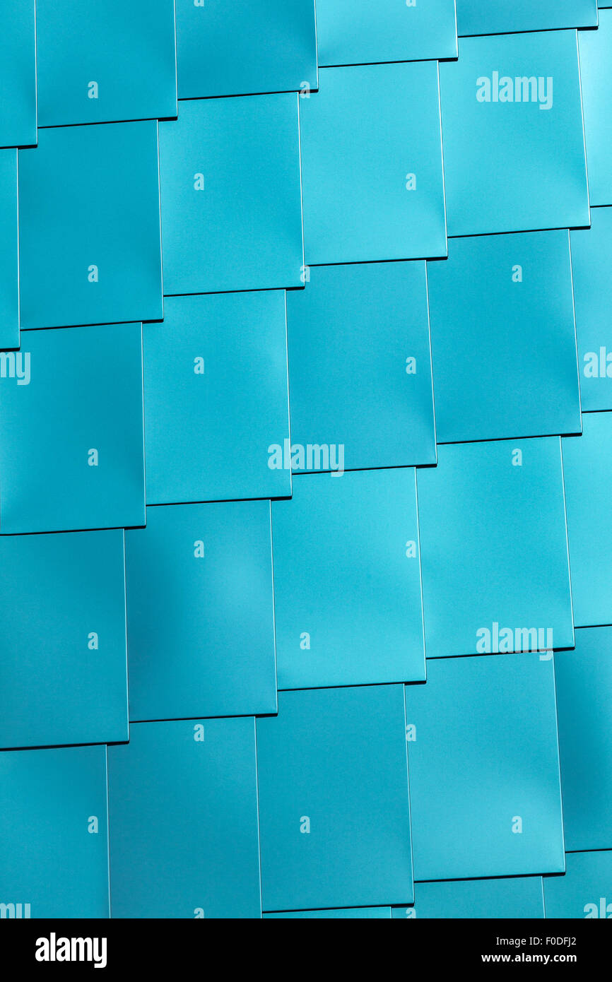 Blue Vinyl Tile wall Background. Vertical shot Stock Photo - Alamy
