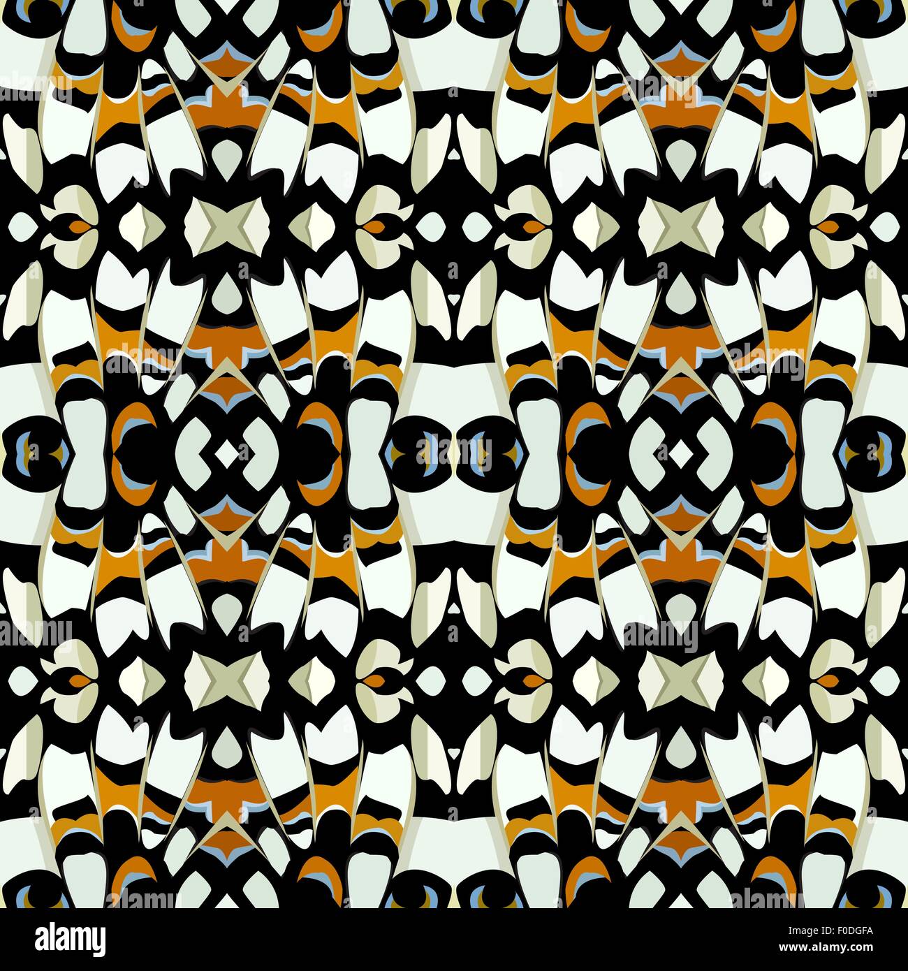 Color Seamless natural pattern in butterfly print concept Stock Vector