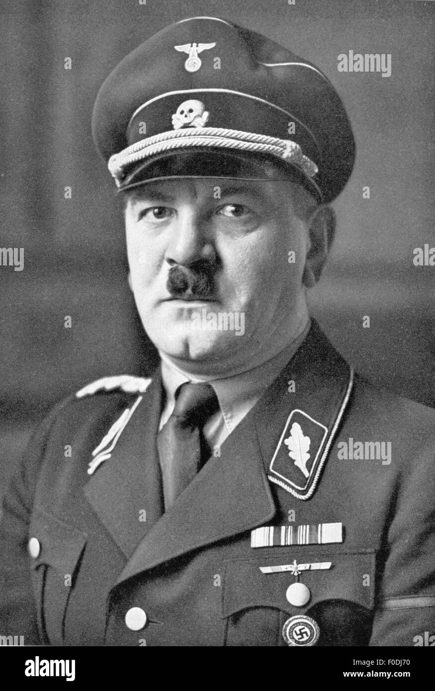 Schreck, Julius, 13.7.1898 - 16.5.1936, German chauffeur and bodyguard of Adolf Hitler, portrait, circa 1935, Stock Photo