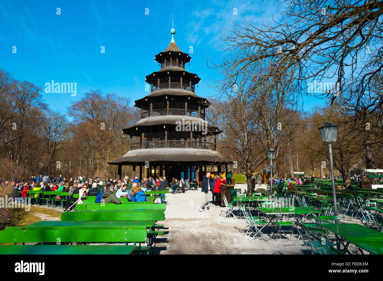 Restaurant am Chinesischen Turm, beer garden, Englischer Garten, park