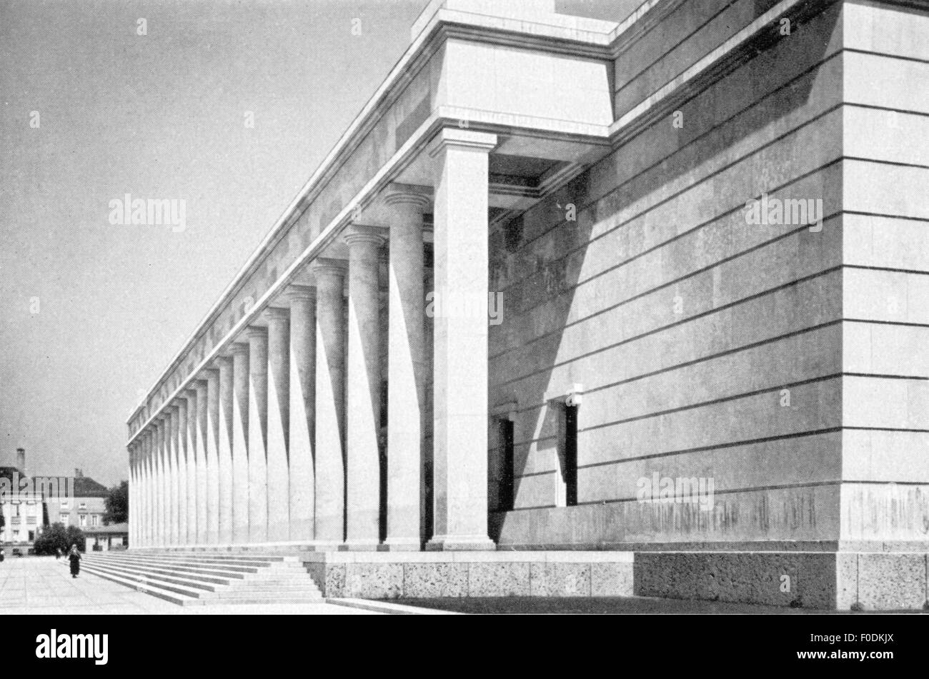 geography / travel, Germany, Munich, museum / museums, House of Art (Haus der Kunst), exterior view, circa 1935, Additional-Rights-Clearences-Not Available Stock Photo