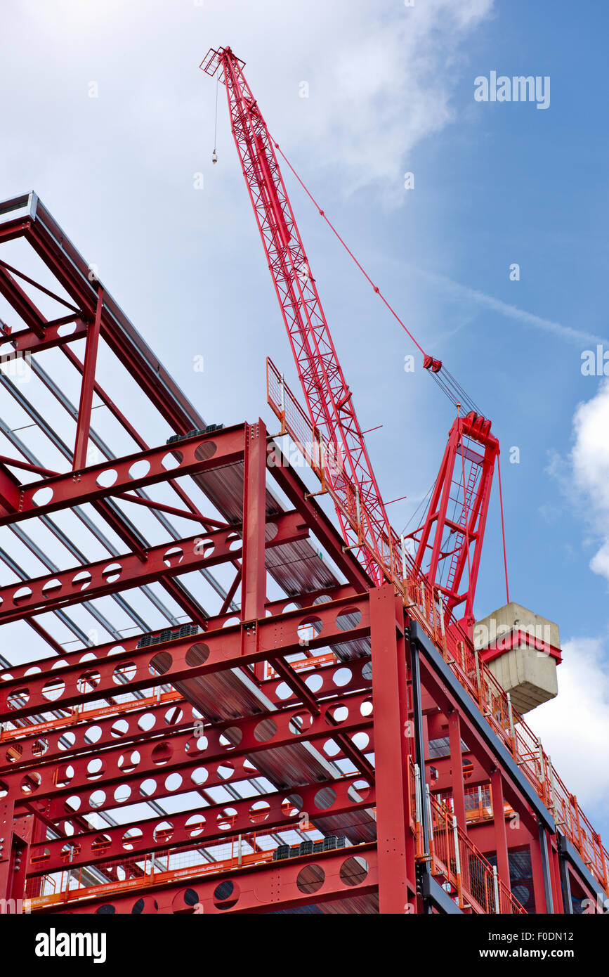 Steel frame building hires stock photography and images Alamy