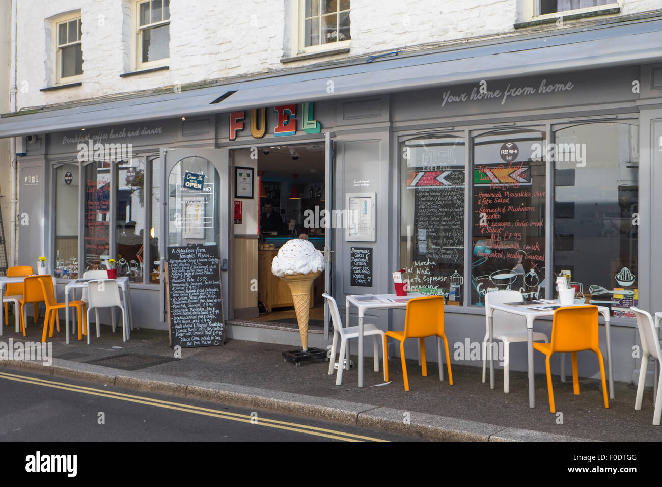 Falmouth cafe hires stock photography and images Alamy