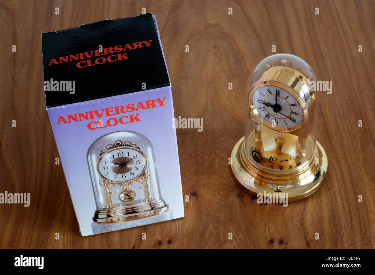 Made in china plastic Anniversary clock Stock Photo Alamy