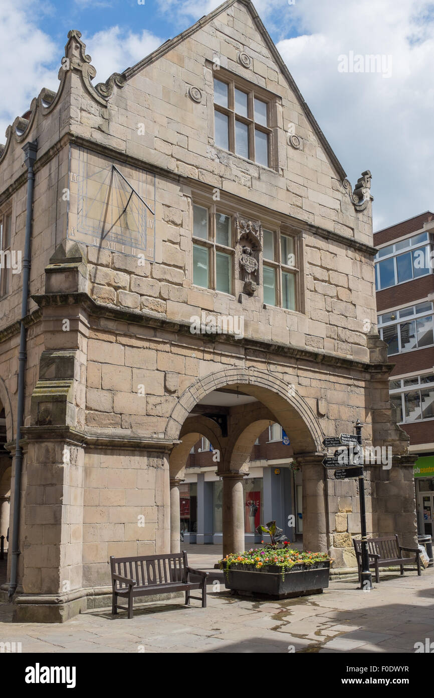 The Old Market Hall in Shrewsbury Square, Shrewsbury Stock Photo Alamy