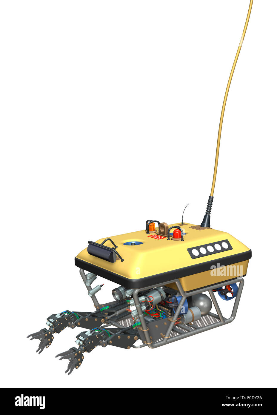 Underwater Remotely Operated Vehicle ROV Stock Photo