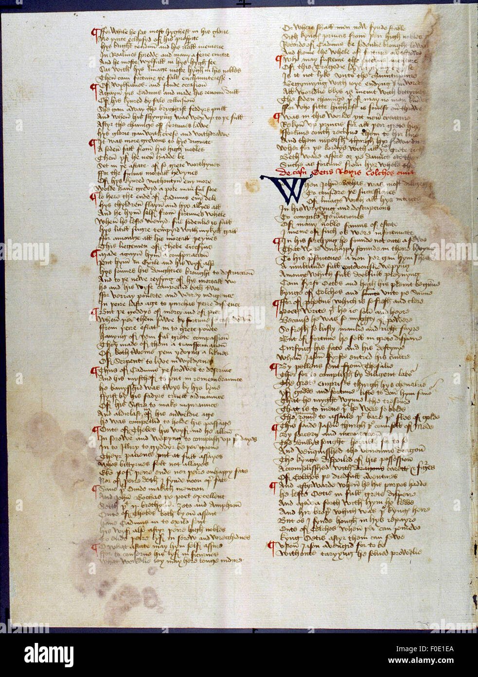 The *Fall of Princes* represents a dramatic turning point in historical ...