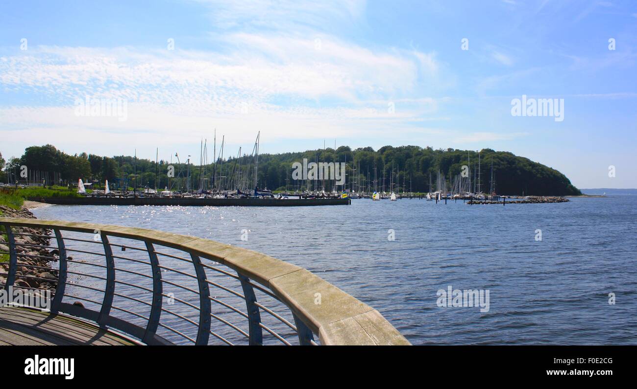 Glucksburg, germany, marina, park, nature, sea, east sea, beautiful day, sunny, boating, boats, sailing Stock Photo