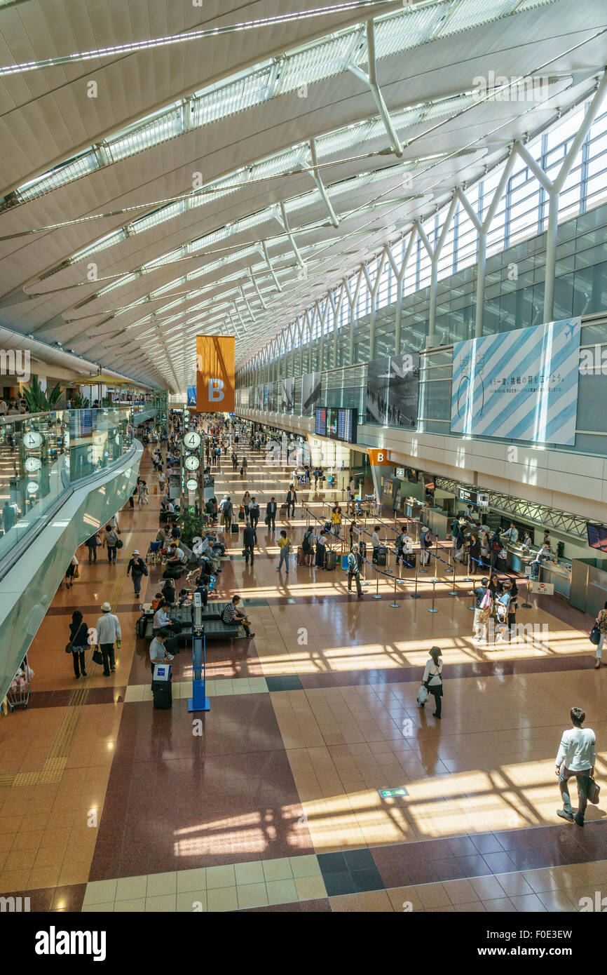 Haneda Airport Terminal 2 Building in Japan Stock Photo