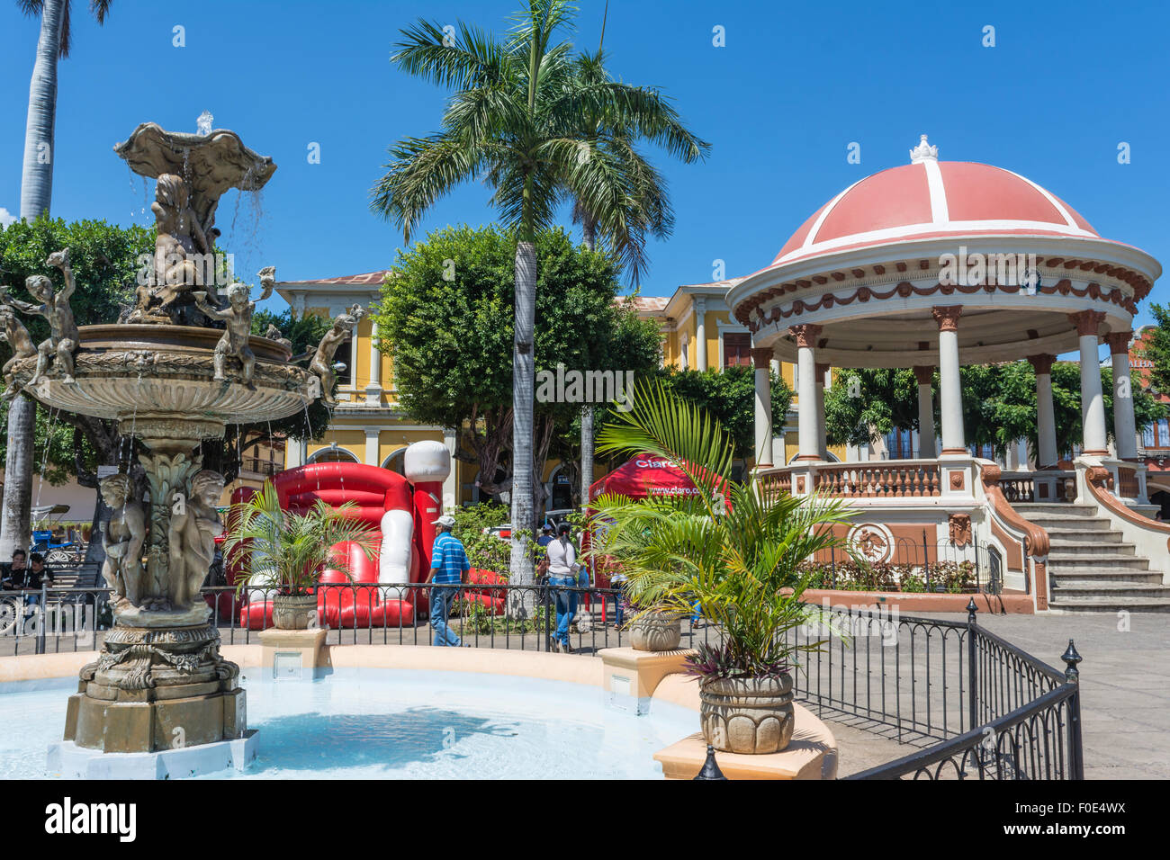 Fountain in Gradana, Nicaragua Stock Photo