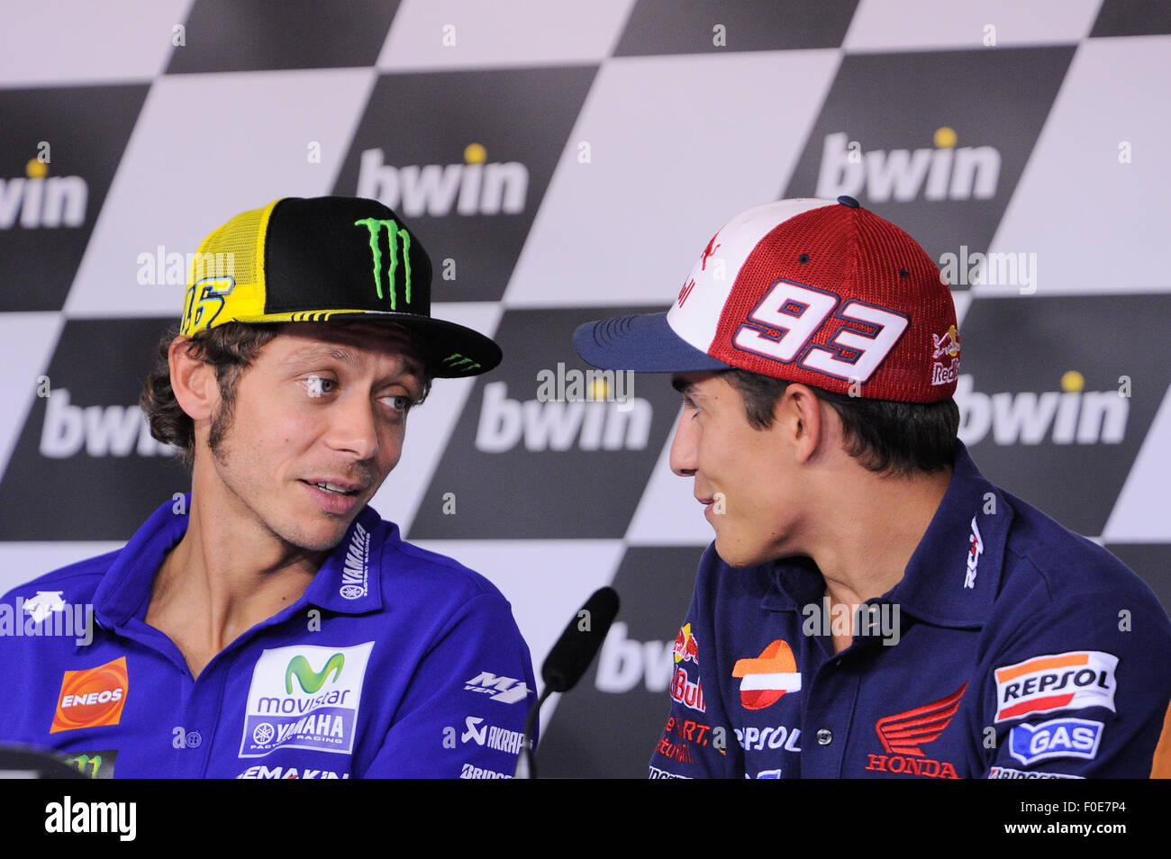 Marc marquez and valentino rossi press conference brno motogp hi-res stock  photography and images - Alamy