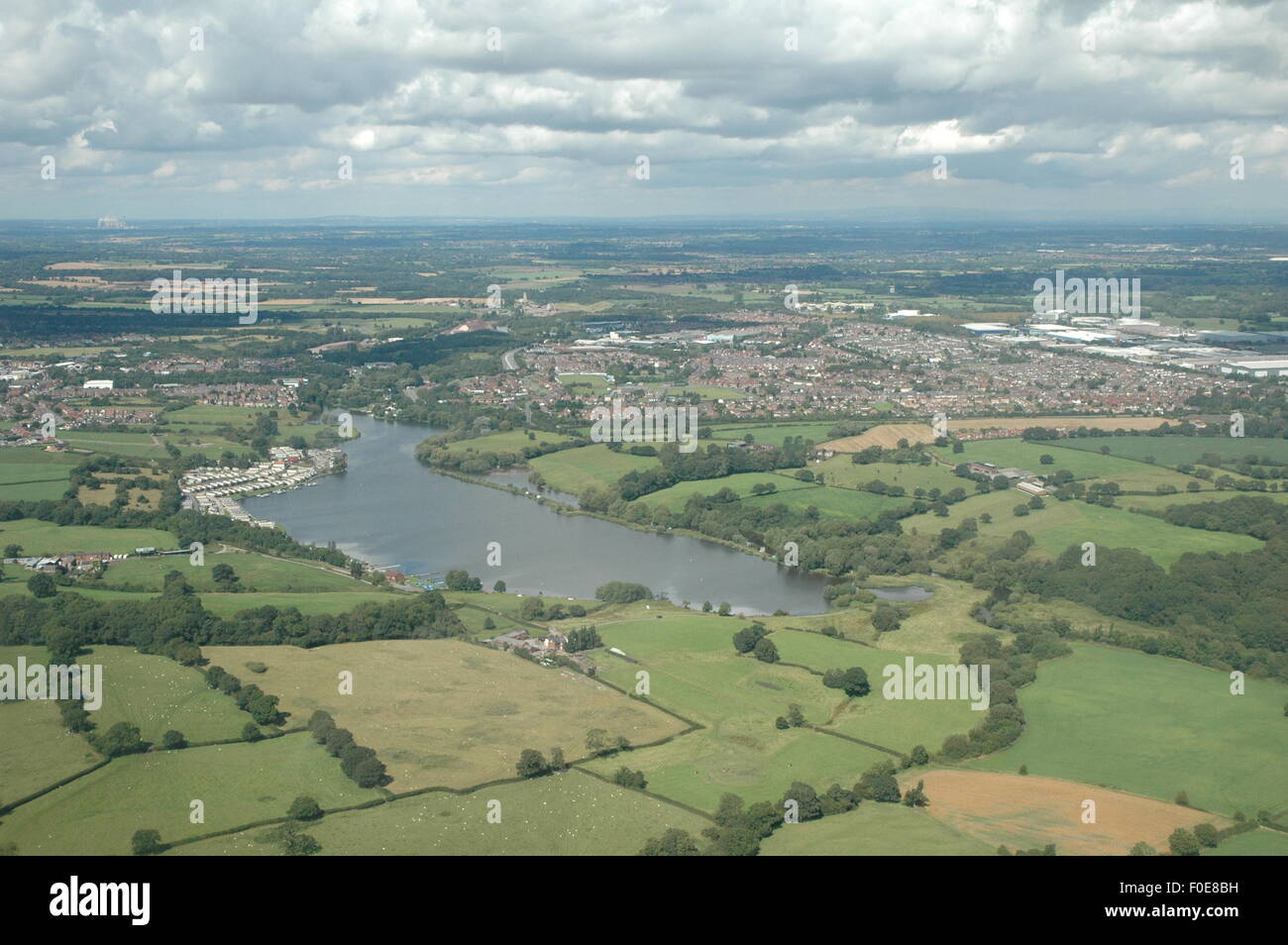 Cheshire from the air Stock Photo