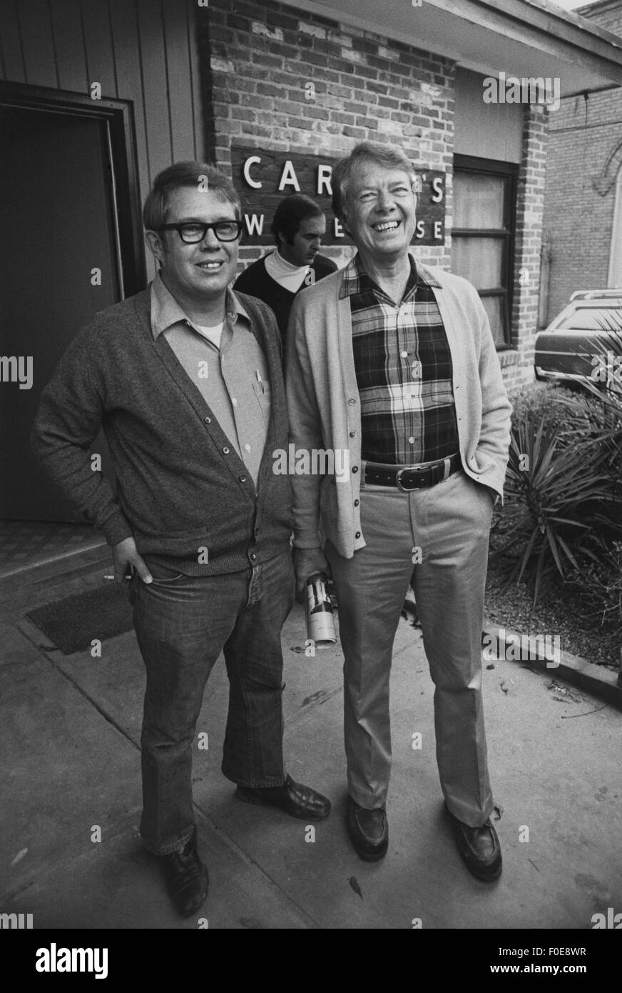 Jimmy and Brother Billy Carter at Carters Warehouse in Plains, Georgia. The brothers also own agricultural land surrounding the rural South Georgia town. 3rd Feb, 2015. © Ken Hawkins/ZUMA Wire/Alamy Live News Stock Photo